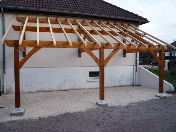 Abri bois 2 pentes pour voiture ou terrasse Vente privée Bourges Abri bois 2 pentes pour voiture ou terrasse Vente privée Bourges