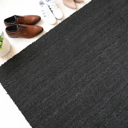 Tapis sur mesure Paillasson Brosse Coco 17mm - Anthracite - Bourges