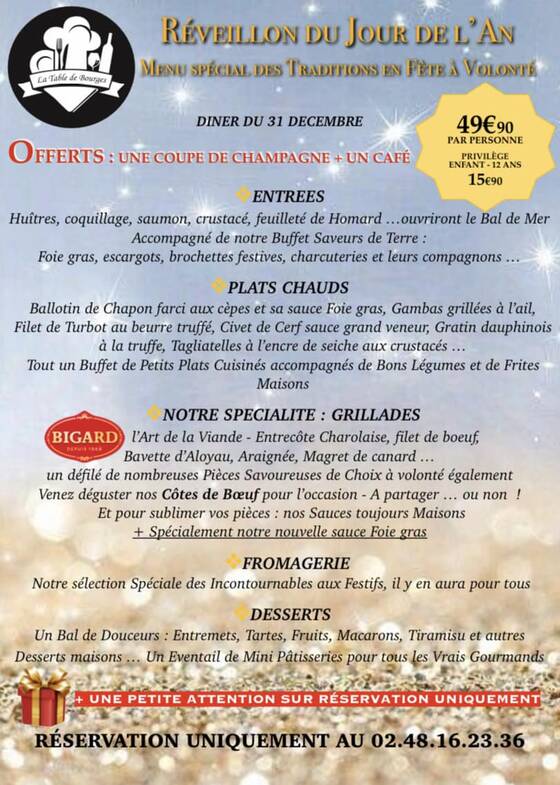La Table de Bourges