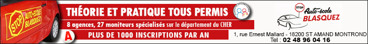 Stop Auto école Blasquez Bourges 2023