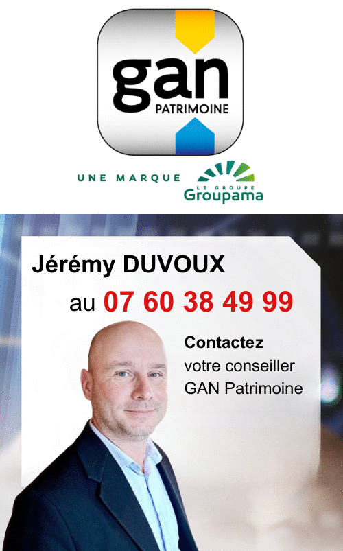 Jérémy Duvoux Mandataire GAN Patrimoine 2024