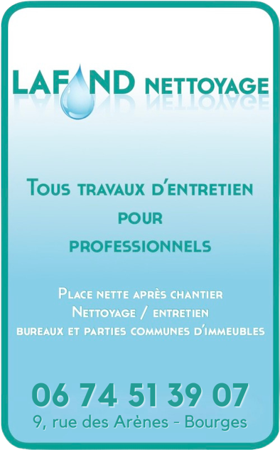 Lafond Nettoyage Bourges 2024
