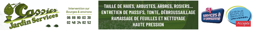 Cassier Jardin Services Bourges 2024