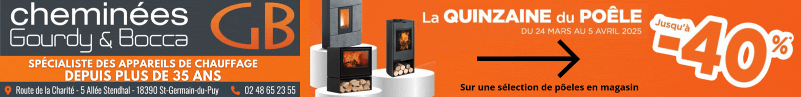 Cheminées Gourdy et Bocca Bourges 2024