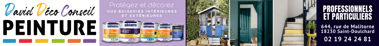 David Déco Conseil Peinture SIKKENS Bourges 2024