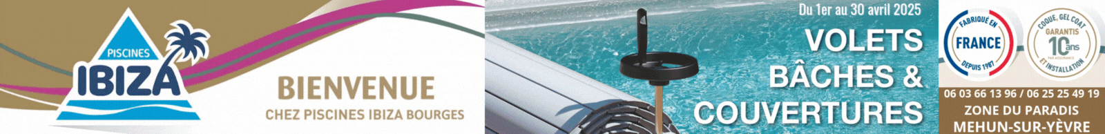 IBIZA PISCINES BOURGES 2025