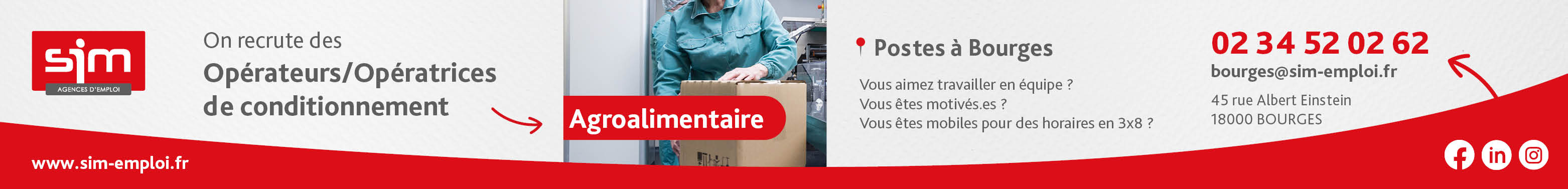 SIM Agences d'Emploi - Bourges 2025