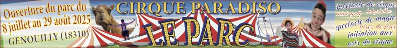 Cirque Paradiso Le Parc Genouilly 2025