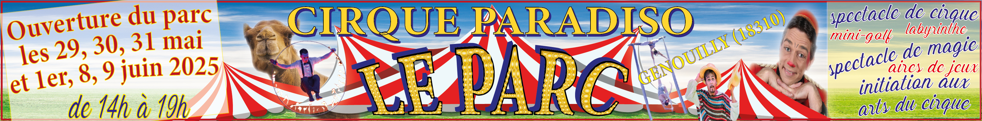 Cirque Paradiso Le Parc Genouilly 2025
