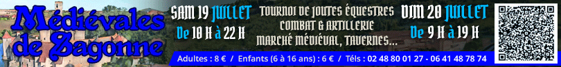 Les Fêtes Médiévales de Sagonne juillet 2025