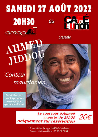 Conteur Mauritanien Ahmed Jiddou