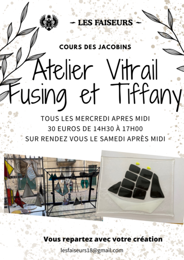 Atelier Vitrail, Fusing et Tiffany