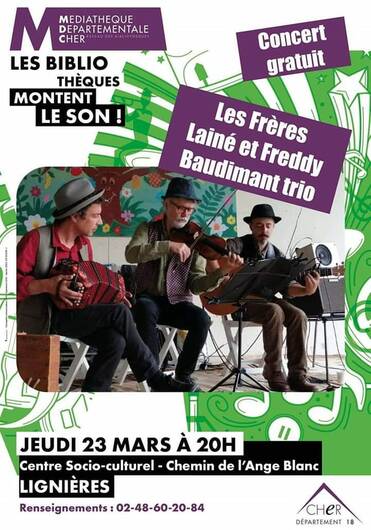 Les Frères Lainé et Freddy Baudimant Trio