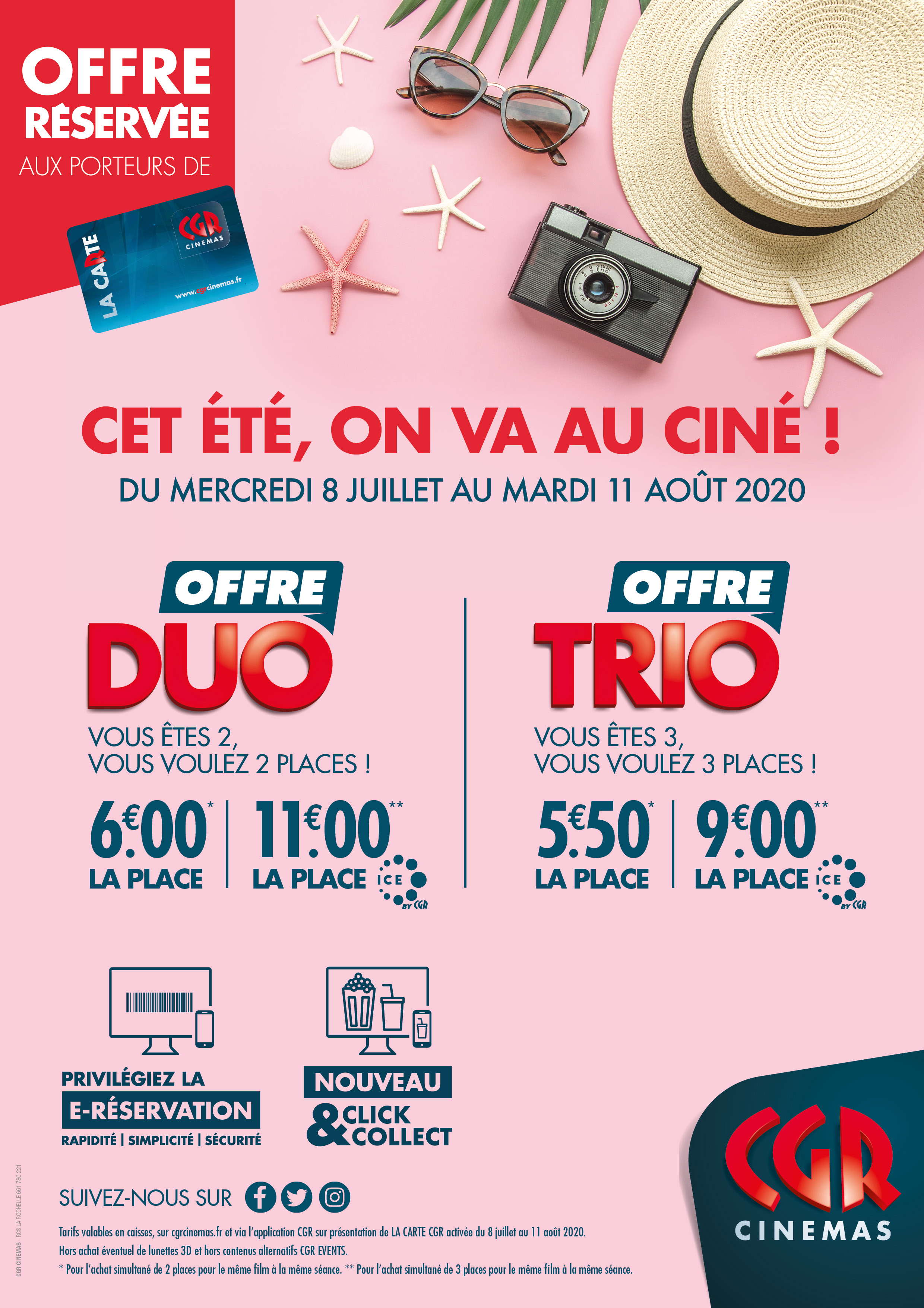 OFFRE SPÉCIALE ÉTÉ au MEGA CGR de Bourges 10/07/2020 Infoptimum