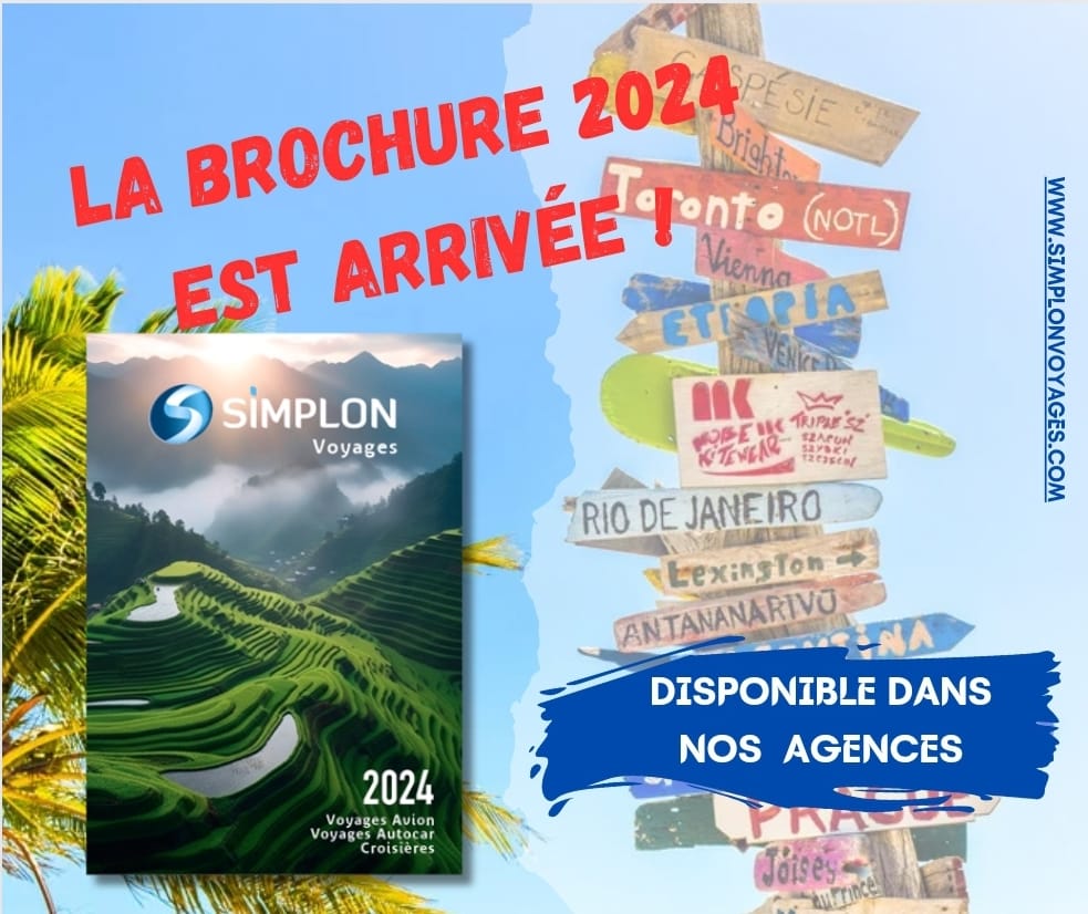 Besoin de soleil ? Arrivée de la nouvelle brochure 2024 de SIMPLON