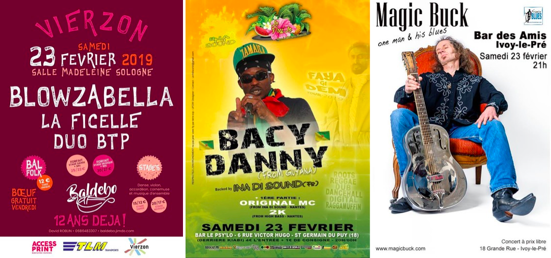 Les SORTIES du weekend sur Bourges et dans le département du Cher 23/02/2019 Infoptimum